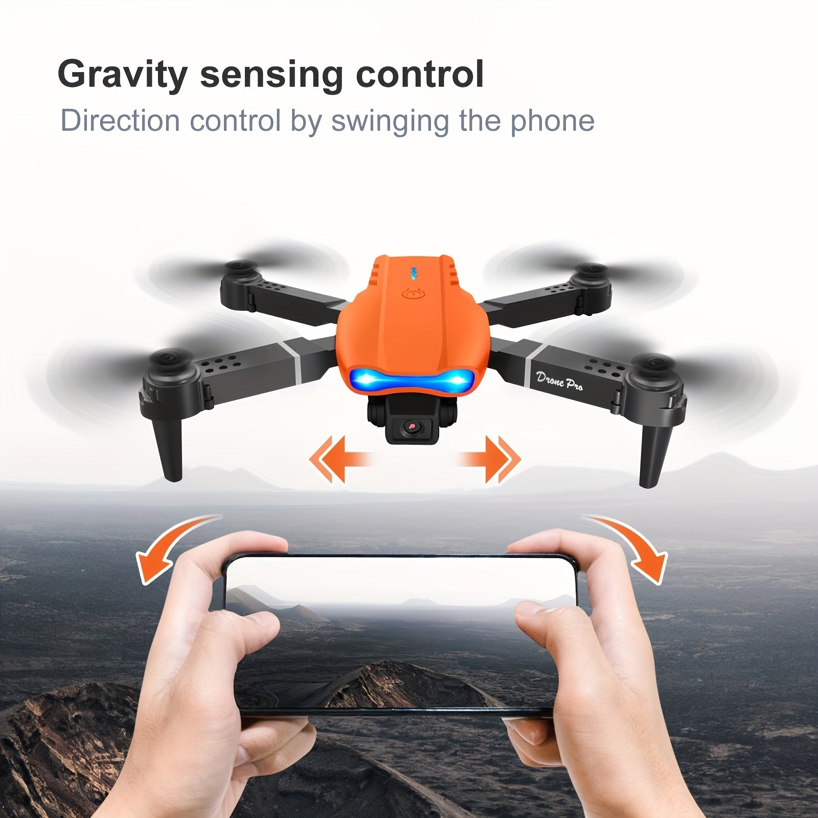 Dual Foldable E99 Drone with Camera, Altitude Hold, Remote Control Quadcopter for Beginners with Easy Operation