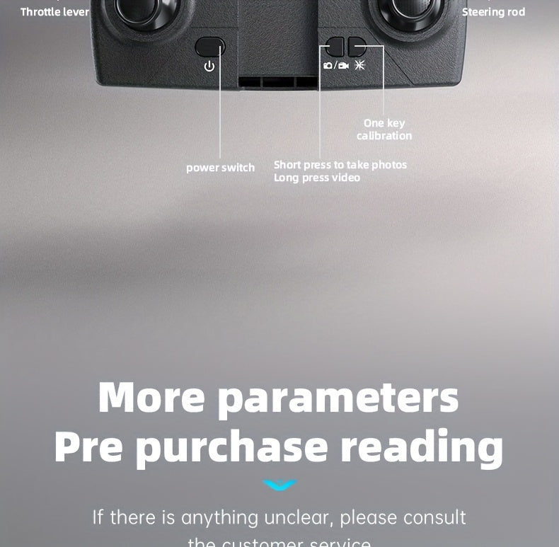 X6Pro Wireless FPV With HD Dual Camera Foldable RC Drone, High Hold, Automatic Obstacle Avoidance, One-Button Calibration/Take Off/Flip, With Optical Flow Positioning (Indoor Can Be Stabilized And Hover), Single Battery Life