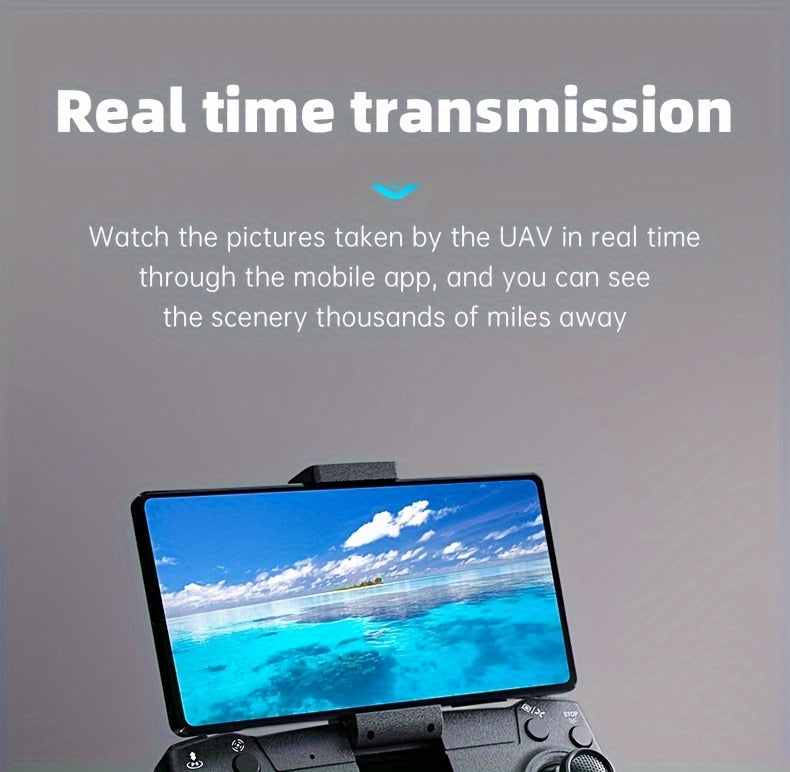 X6Pro Wireless FPV With HD Dual Camera Foldable RC Drone, High Hold, Automatic Obstacle Avoidance, One-Button Calibration/Take Off/Flip, With Optical Flow Positioning (Indoor Can Be Stabilized And Hover), Single Battery Life