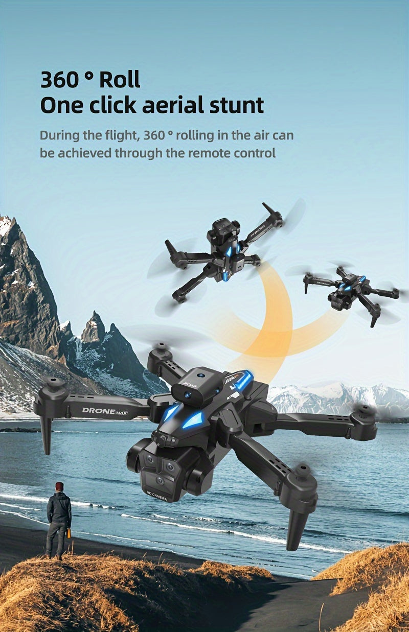 C10 Drone With HD Aerial Photography Three Cameras, 360° Infrared Obstacle Avoidance, Remote Control Aircraft