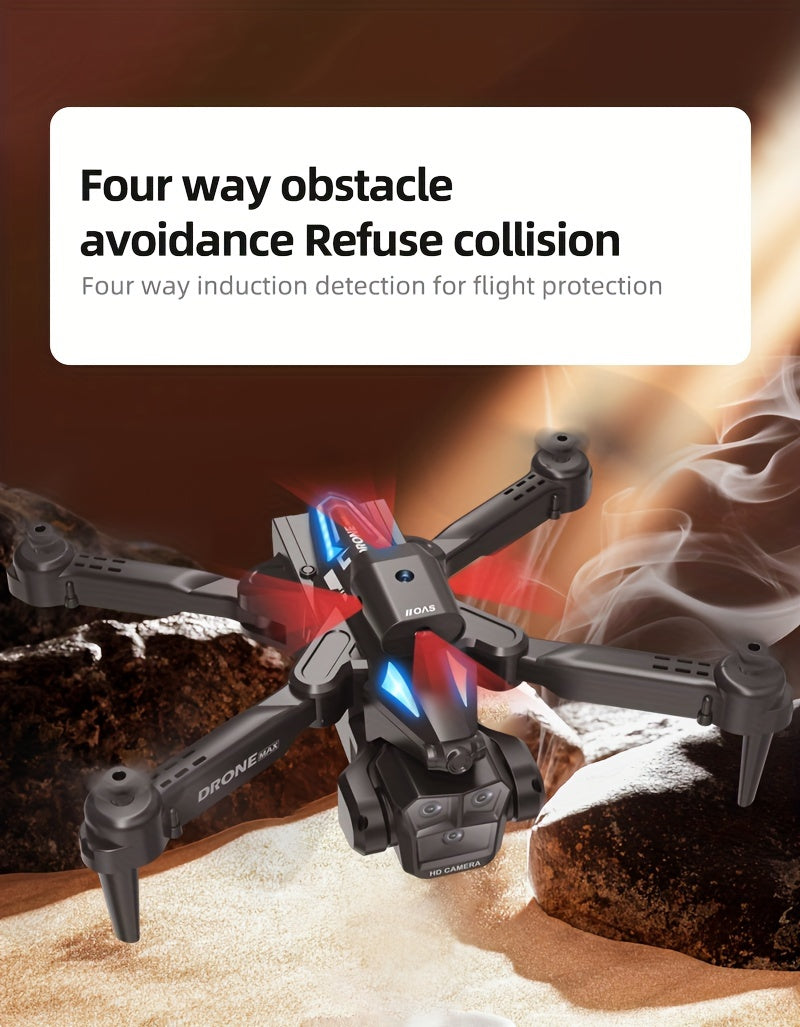 C10 Drone With HD Aerial Photography Three Cameras, 360° Infrared Obstacle Avoidance, Remote Control Aircraft