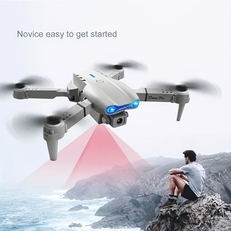 E99 drone is equipped with dual cameras, three batteries, mobile application control, indoor flying toys, Halloween/Christmas/New Year gifts