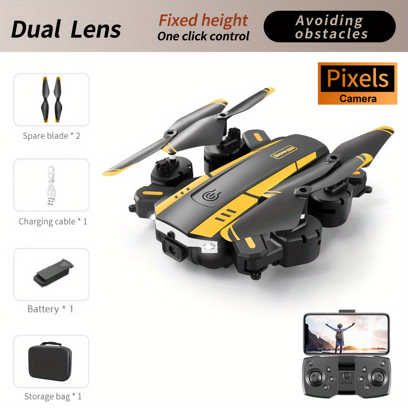T6 Aerial Drone With HD Dual Camera, One-key Take-off And Landing, 540° Intelligent Obstacle Avoidance, Gesture Recognition, Intelligent Hovering, Foldable Quadcopter