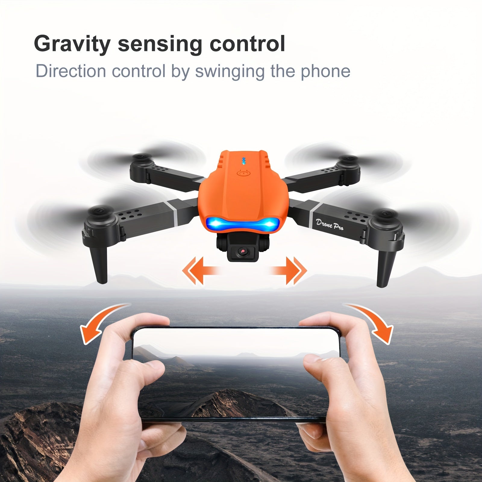E99 Pro - High-Performance Drone for Beginners - WiFi FPV HD Dual Camera, Foldable RC Quadcopter with Altitude Hold, Remote Control, and Long Flight Time
