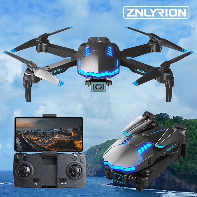 X6 Foldable Drone Dual Camera With Batteries, Obstacle Avoidance, Smart Return, And More - Comes With Carrying Bag! Perfect for beginners Men's Gifts.Christmas Thanksgiving Halloween gifts!