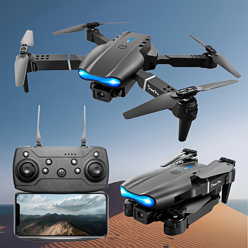 Dual Foldable E99 Drone with Camera, Altitude Hold, Remote Control Quadcopter for Beginners with Easy Operation