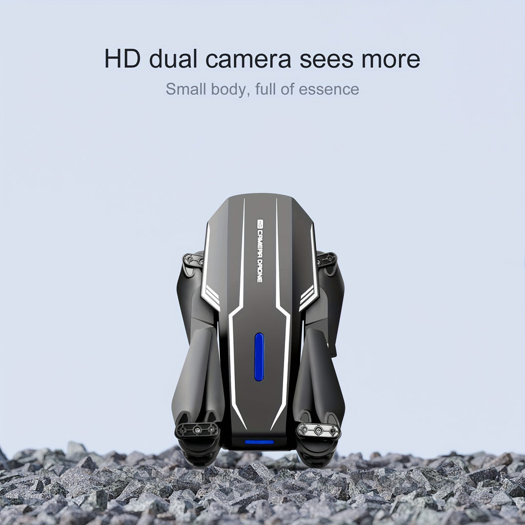 New S101 Drone With Camera, Foldable RC Drone Remote Control Drone Toys For Beginners Men's Gifts, Indoor And Outdoor Affordable UAV Halloween Christmas Gift