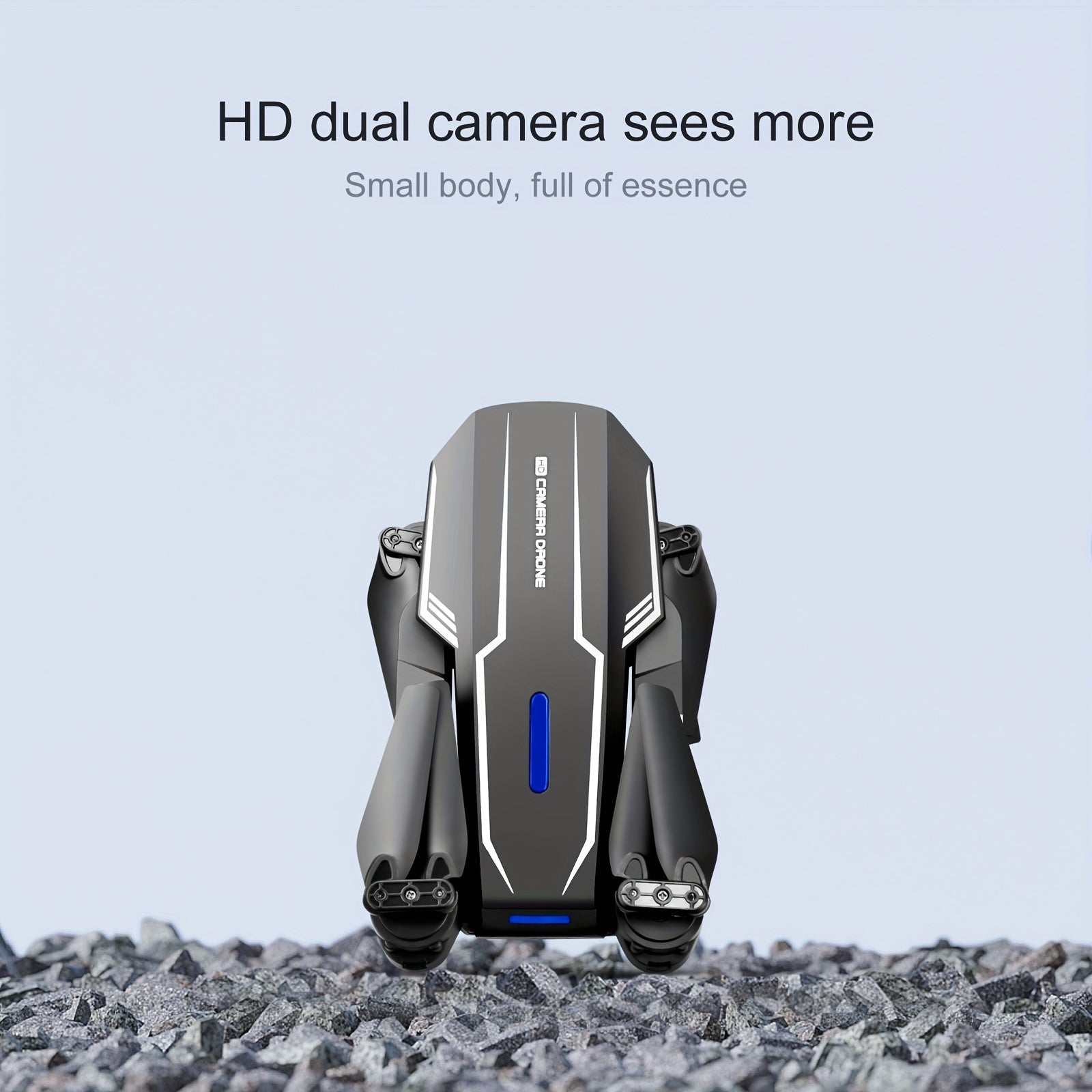 New S101 Drone With Camera, Foldable RC Drone Remote Control Drone Toys For Beginners Men's Gifts, Indoor And Outdoor Affordable UAV Halloween Christmas Gift