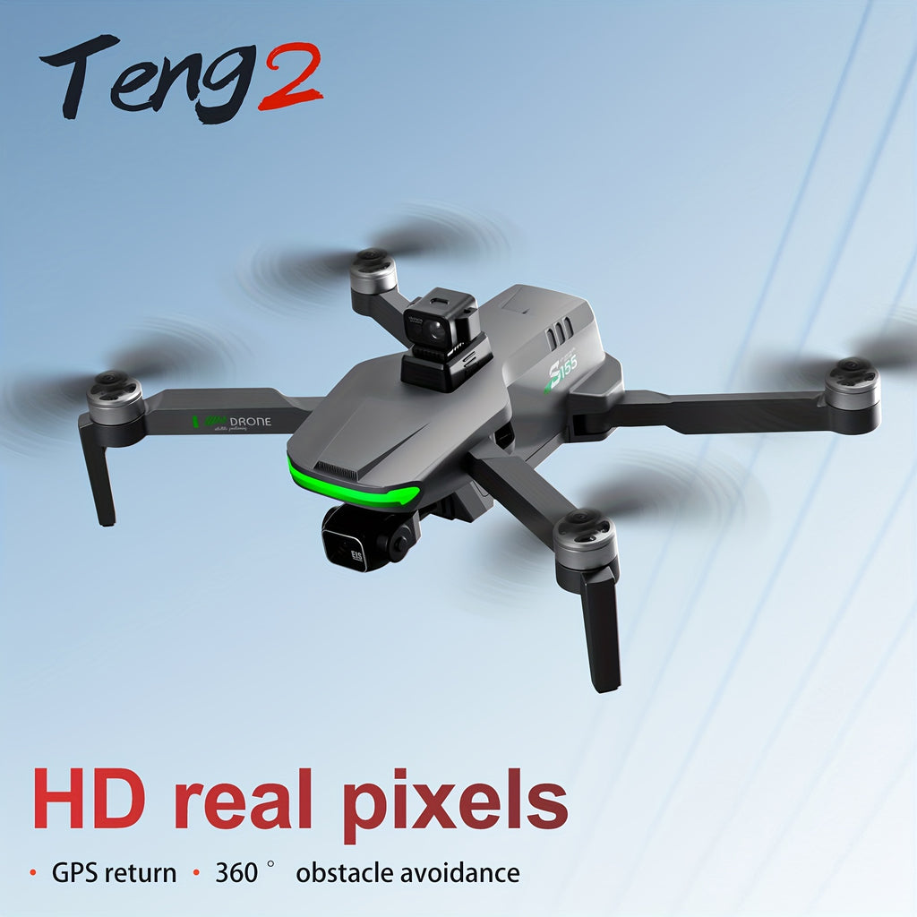 500g Load Professional Drone with GPS Repeater - Airplanes with Brushless Motor, Tri-Axis Stabilizer, Obstacle Avoidance Function, Ideal Halloween Gift for Aerial Enthusiasts