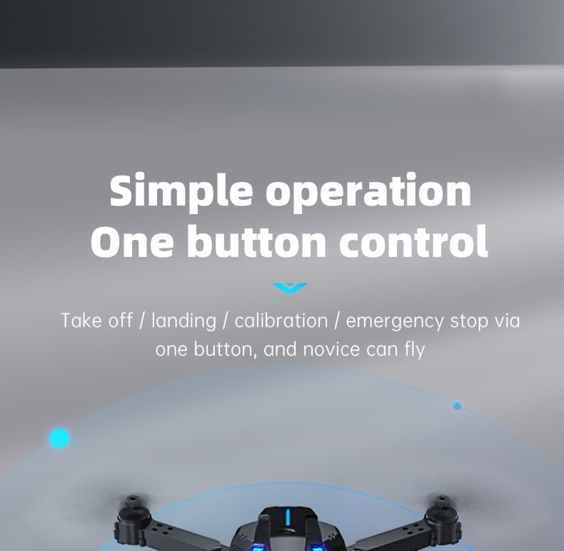 X6Pro Wireless FPV With HD Dual Camera Foldable RC Drone, High Hold, Automatic Obstacle Avoidance, One-Button Calibration/Take Off/Flip, With Optical Flow Positioning (Indoor Can Be Stabilized And Hover), Single Battery Life