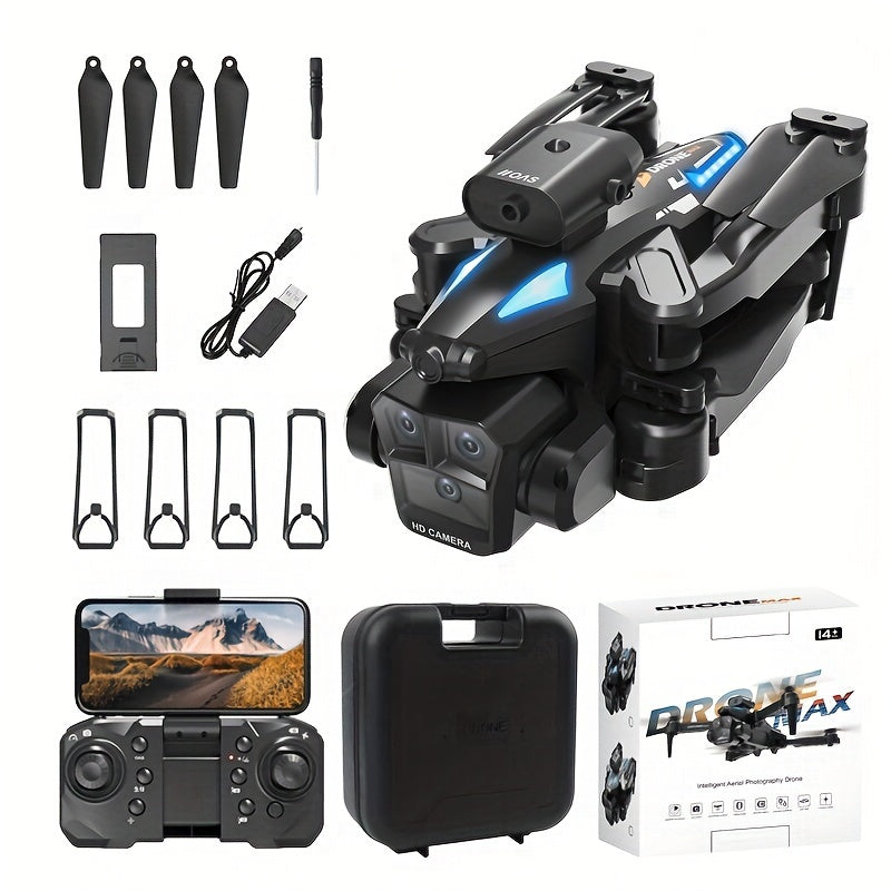 C10 Drone With HD Aerial Photography Three Cameras, 360° Infrared Obstacle Avoidance, Remote Control Aircraft