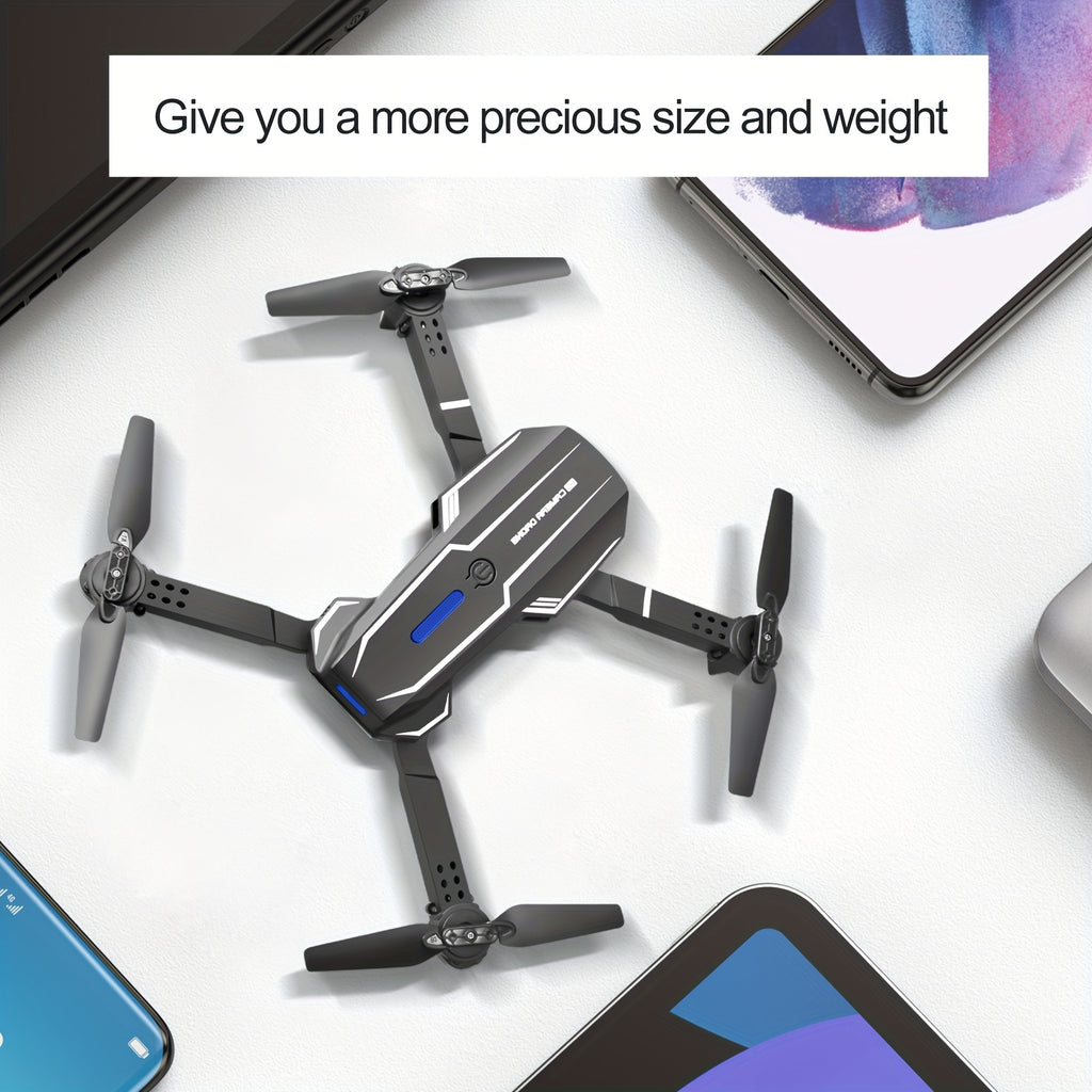 New S101 Drone With Camera, Foldable RC Drone Remote Control Drone Toys For Beginners Men's Gifts, Indoor And Outdoor Affordable UAV Halloween Christmas Gift