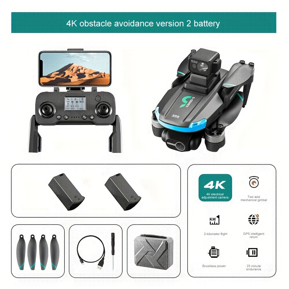 New S9S Aerial Photography, Drone GPS Positioning Return, Compliant With Aviation Authority Requirements, High-definition Pixels, Stable Dual Axis Pan Tilt Camera, Boutique Gift Remote-controlled Aircraft, No FAA Registration