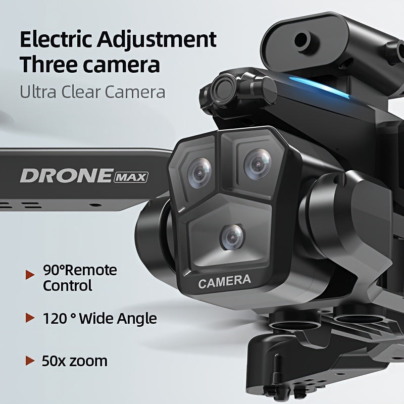 C10 Drone With HD Aerial Photography Three Cameras, 360° Infrared Obstacle Avoidance, Remote Control Aircraft