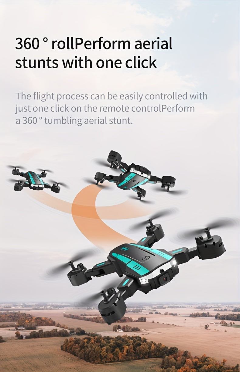T6 Aerial Drone With HD Dual Camera, One-key Take-off And Landing, 540° Intelligent Obstacle Avoidance, Gesture Recognition, Intelligent Hovering, Foldable Quadcopter