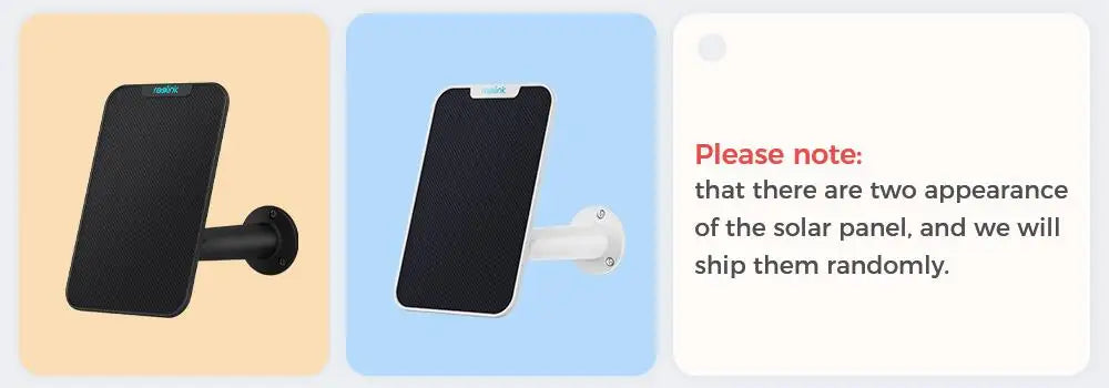 Reolink Solar Panel with 4m cable for Reolink rechargeable battery cameras Solar Panel for Argus 3 Pro/Argus PT/Trackmix/Duo 2