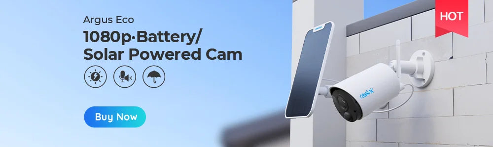 Reolink Solar Panel with 4m cable for Reolink rechargeable battery cameras Solar Panel for Argus 3 Pro/Argus PT/Trackmix/Duo 2