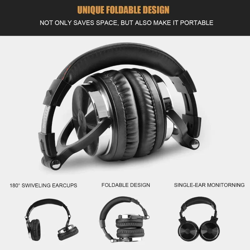 Oneodio Over Ear Headphones Hifi Studio DJ Headphone Wired Monitor Music Gaming Headset Earphone For Phone Computer PC With Mic