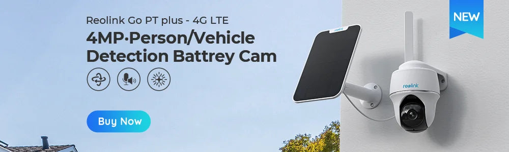 Reolink Solar Panel with 4m cable for Reolink rechargeable battery cameras Solar Panel for Argus 3 Pro/Argus PT/Trackmix/Duo 2