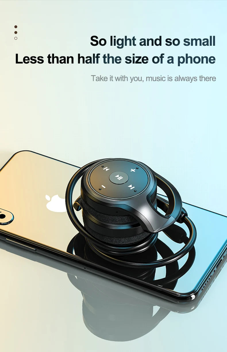 Original A23 Sport Foldable Wireless Headphone 8D Surround Heavy Bass Hifi Music Bluetooth Earphones With Mic Support FM/TF Card