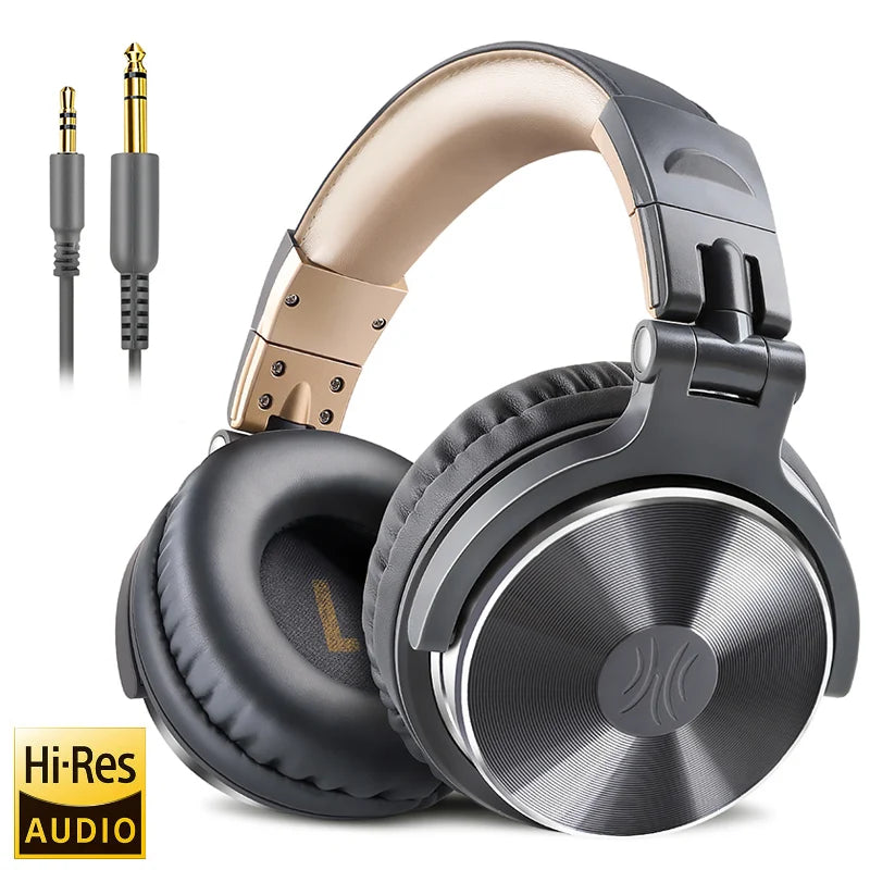 Oneodio Wired Headphones Professional Studio Pro 10/30/50 DJ Headphones With Microphone Over Ear HiFi Hi-Res Monitor Headset