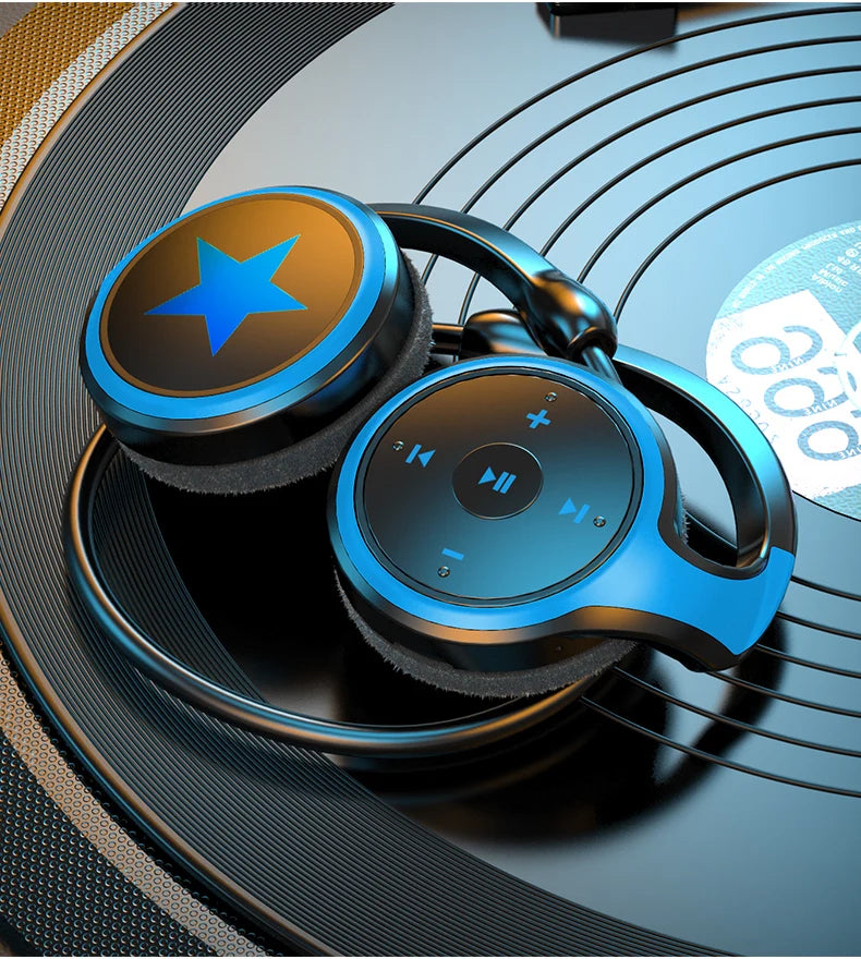 Original A23 Sport Foldable Wireless Headphone 8D Surround Heavy Bass Hifi Music Bluetooth Earphones With Mic Support FM/TF Card