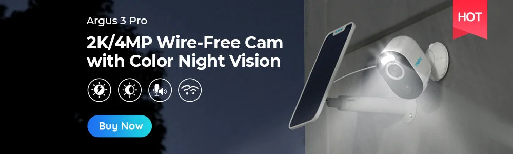 Reolink Solar Panel with 4m cable for Reolink rechargeable battery cameras Solar Panel for Argus 3 Pro/Argus PT/Trackmix/Duo 2