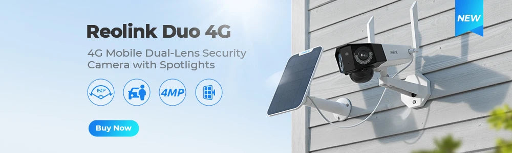 Reolink Solar Panel with 4m cable for Reolink rechargeable battery cameras Solar Panel for Argus 3 Pro/Argus PT/Trackmix/Duo 2