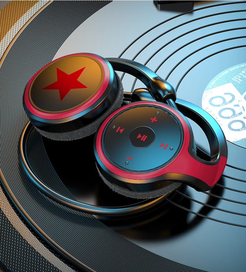 Original A23 Sport Foldable Wireless Headphone 8D Surround Heavy Bass Hifi Music Bluetooth Earphones With Mic Support FM/TF Card