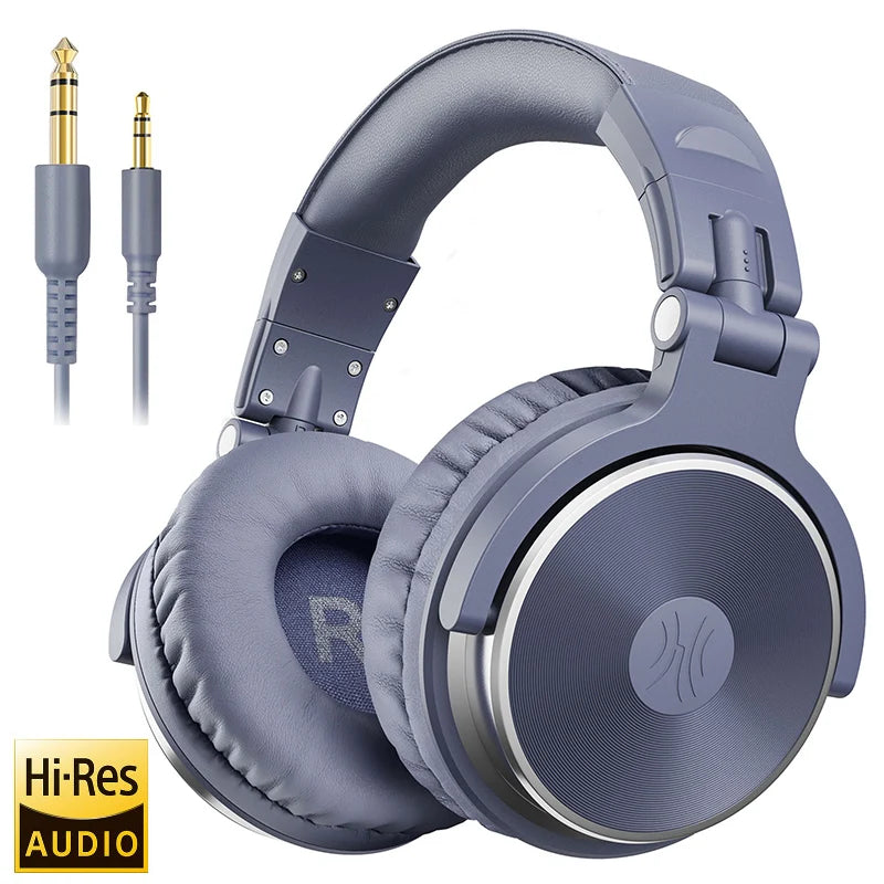 Oneodio Professional DJ Headphones Over Ear Studio Monitor Headset With Microphone HIFI Wired Bass Gaming Headset For Phone