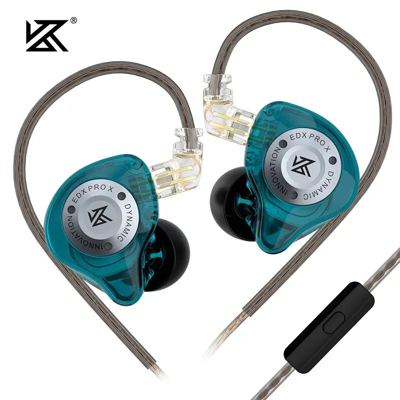 KZ EDX PRO X Wired Earphones HIFI Stereo Bass Music Earbuds In Ear Sport Headphones Noise Cancelling Gaming Headset
