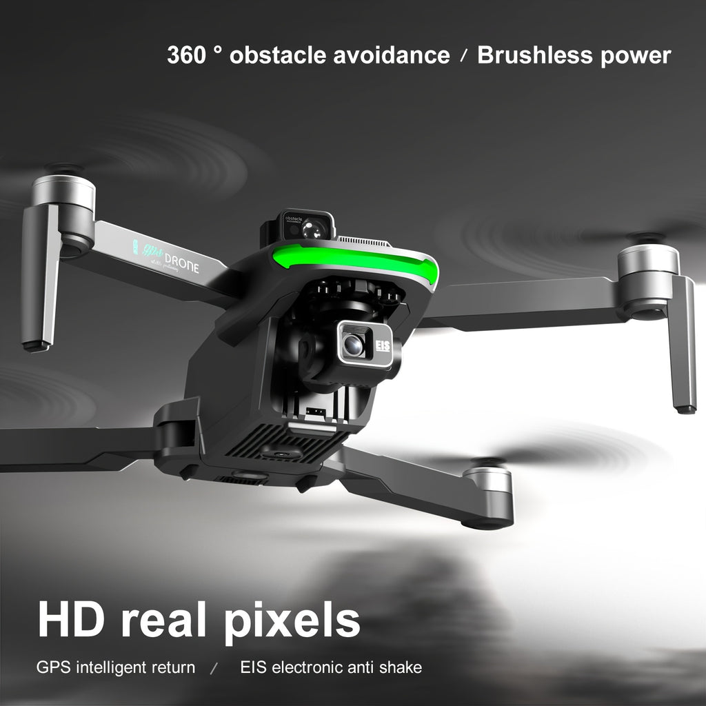 500g Load Professional Drone with GPS Repeater - Airplanes with Brushless Motor, Tri-Axis Stabilizer, Obstacle Avoidance Function, Ideal Halloween Gift for Aerial Enthusiasts