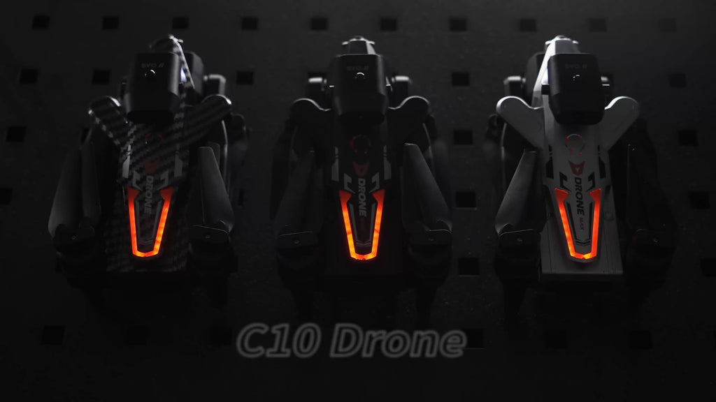 C10 Drone With HD Aerial Photography Three Cameras, 360° Infrared Obstacle Avoidance, Remote Control Aircraft