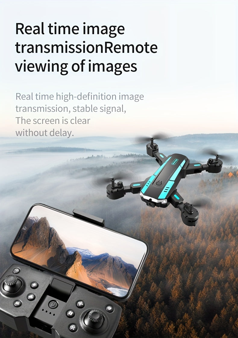 T6 Aerial Drone With HD Dual Camera, One-key Take-off And Landing, 540° Intelligent Obstacle Avoidance, Gesture Recognition, Intelligent Hovering, Foldable Quadcopter
