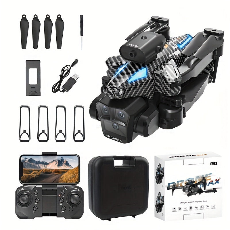 C10 Drone With HD Aerial Photography Three Cameras, 360° Infrared Obstacle Avoidance, Remote Control Aircraft