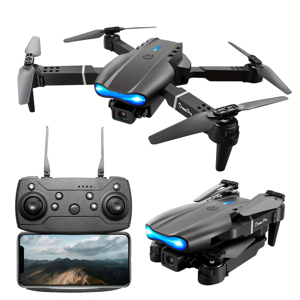 Dual Foldable E99 Drone with Camera, Altitude Hold, Remote Control Quadcopter for Beginners with Easy Operation