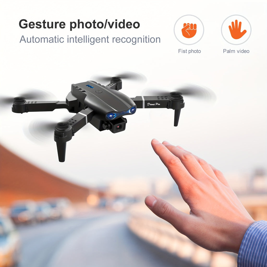 E99 Pro - High-Performance Drone for Beginners - WiFi FPV HD Dual Camera, Foldable RC Quadcopter with Altitude Hold, Remote Control, and Long Flight Time