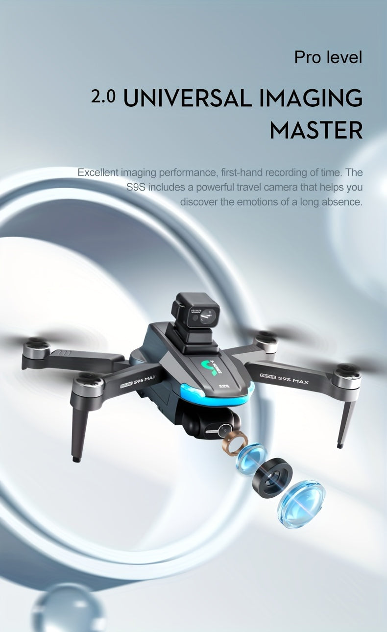 New S9S Aerial Photography, Drone GPS Positioning Return, Compliant With Aviation Authority Requirements, High-definition Pixels, Stable Dual Axis Pan Tilt Camera, Boutique Gift Remote-controlled Aircraft, No FAA Registration