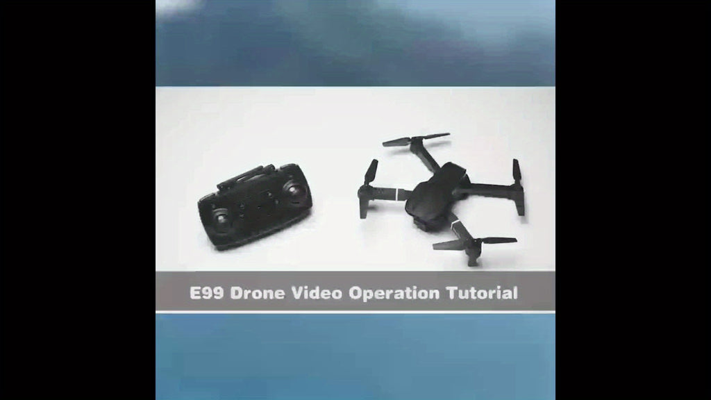 E99 drone is equipped with dual cameras, three batteries, mobile application control, indoor flying toys, Halloween/Christmas/New Year gifts