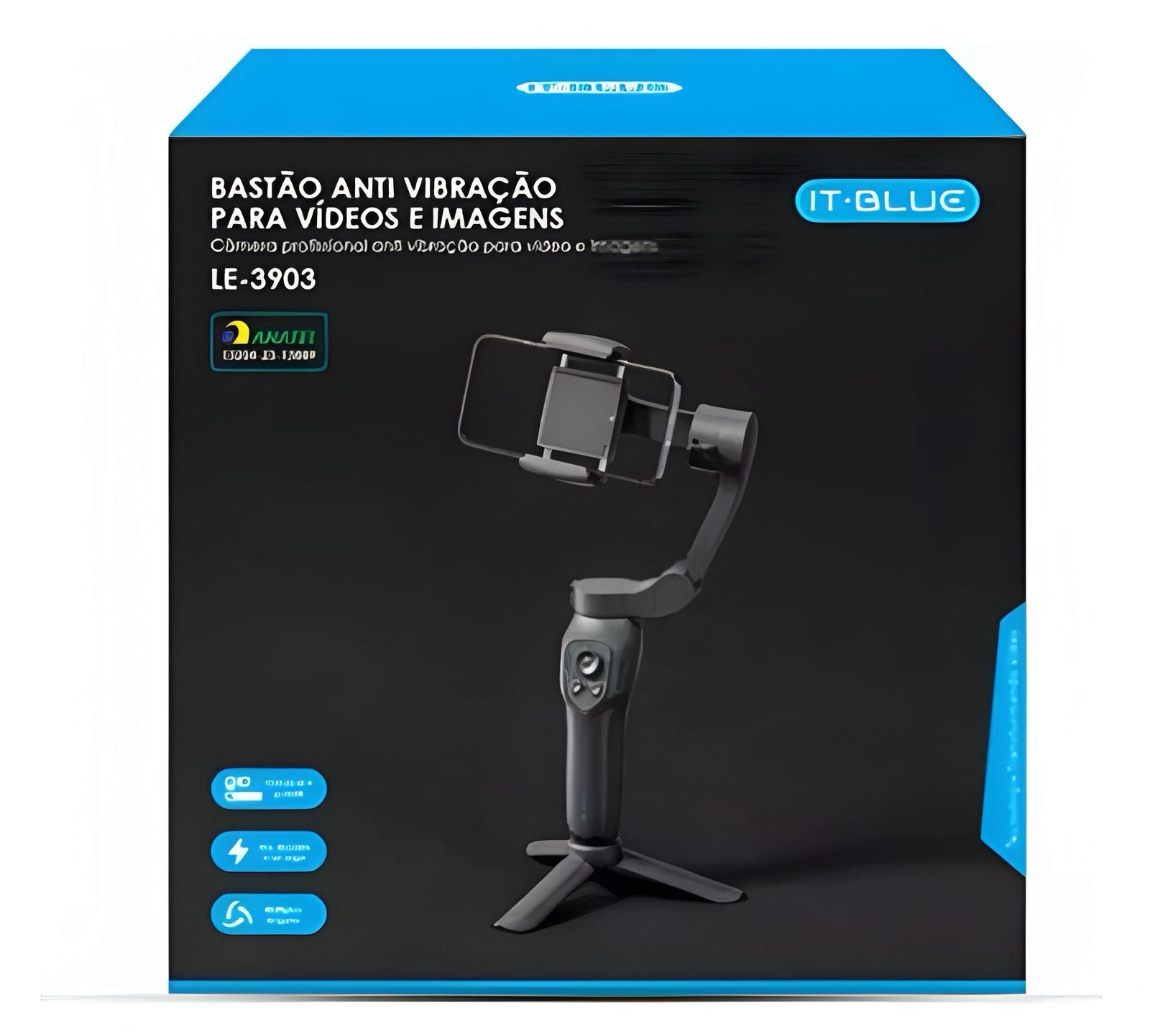 Estabilizador Gimbal Anti Vibração Para Vídeos E Imagens It-Blue LE-3903